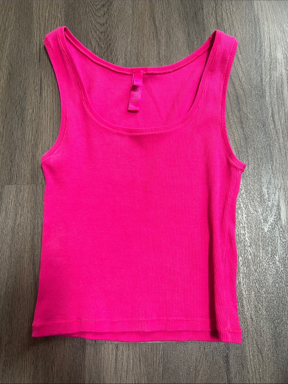 SKIMS Fuchsia Women’s Pink Cotton Ribbed Tank